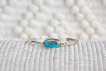 Load image into Gallery viewer, Natural Royston Turquoise Silver Cuff
