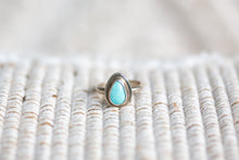 Load image into Gallery viewer, White Water Turquoise Pinky Ring - Size G AU ~ 3 1/4 US
