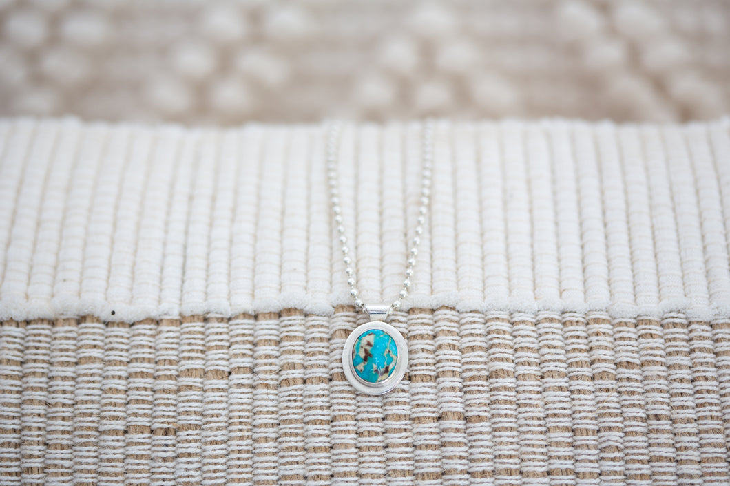 Small Turquoise Pendant Necklace