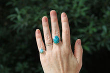 Load image into Gallery viewer, White Water Turquoise Ring - Size O AU ~ 7 1/4 US
