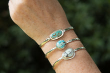 Load image into Gallery viewer, Elemental Turquoise Silver Cuff
