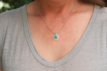 Load image into Gallery viewer, Small Turquoise Pendant Necklace
